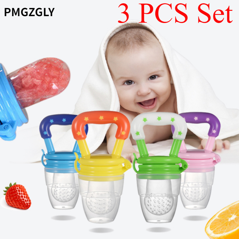 Baby Food Bites - 3-delige baby-fruit- en groentebijtring Voedingssupplement Bite