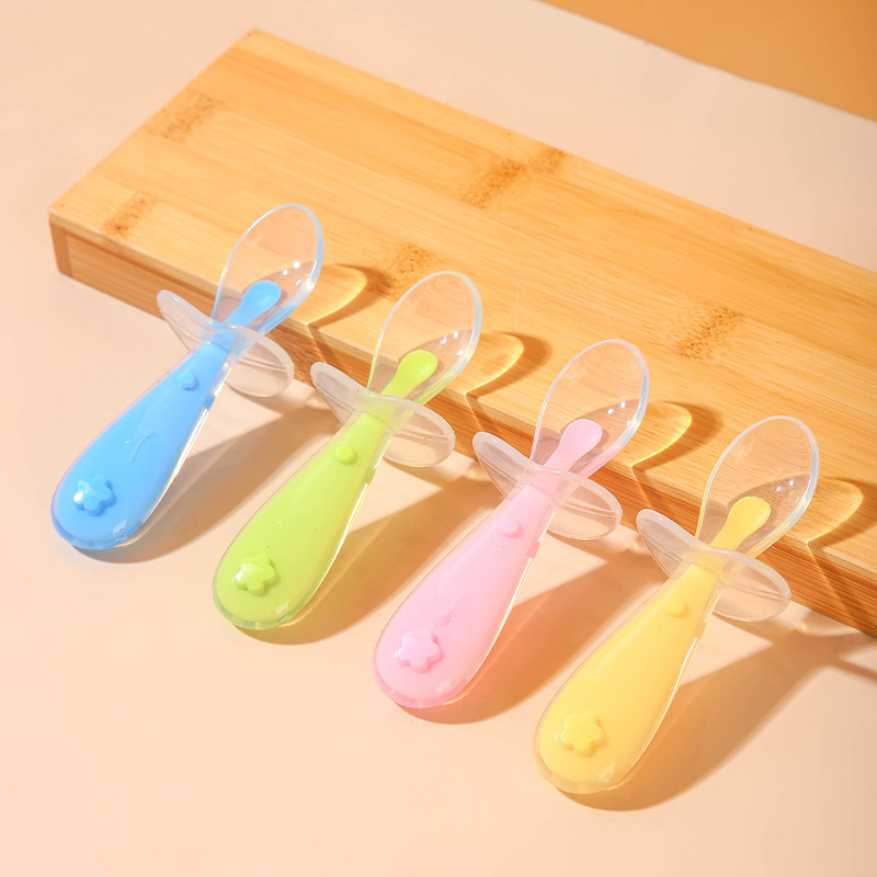 Baby Food Utensils - Baby siliconen lepel, baby rijstpasta voeden,