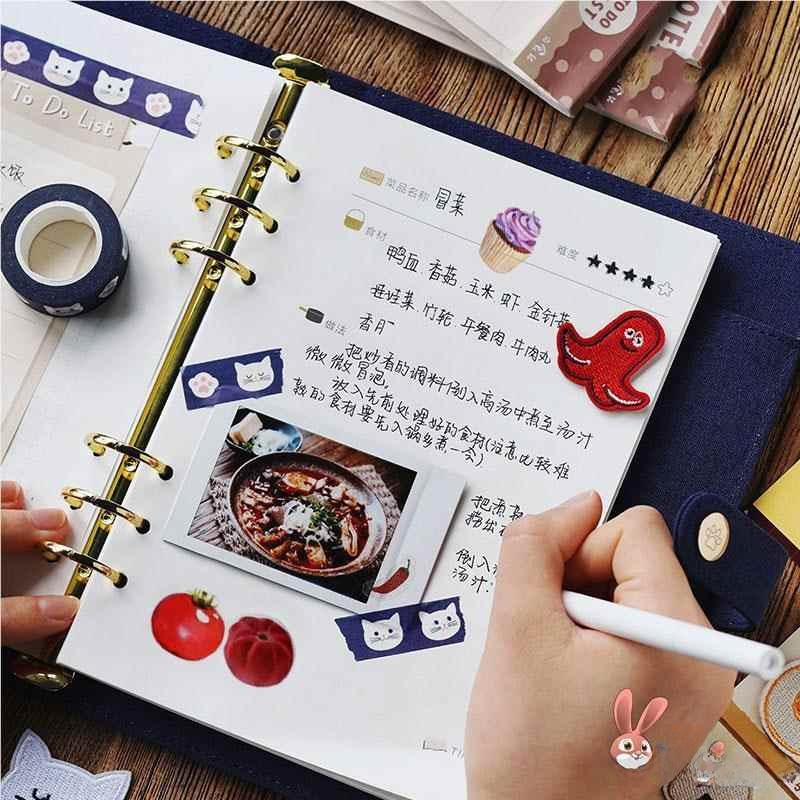 Baby Food Book - Creatief handgeschreven receptenboekje, losbladig DIY kookboek,