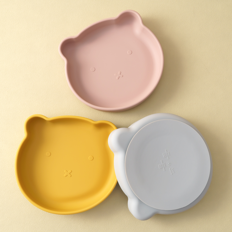 Baby Food Utensils - 1PC Siliconen Baby Gerechten Zuig Eetbord
