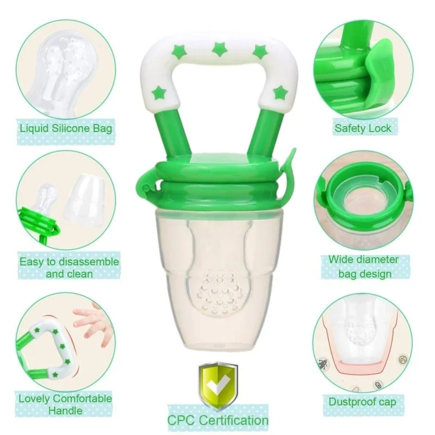 Baby Fruit Voedsel Feeder/fops - Baby Food Bites recensie en prijs