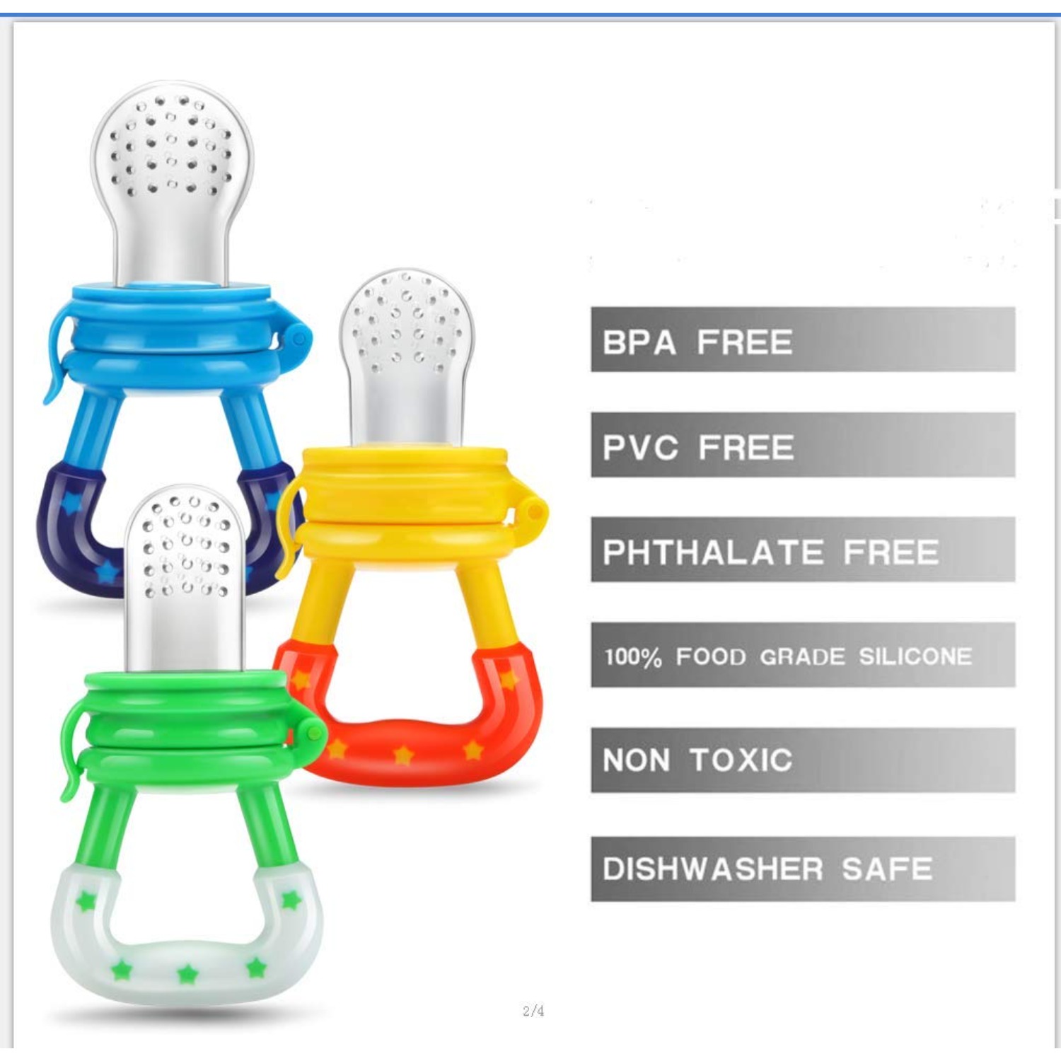 Baby Fruit Voedsel Feeder/fops - Baby Food Bites recensie en prijs