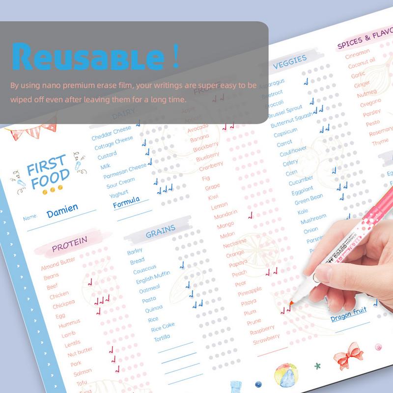 Baby Eerste Voedsel Tracker Me - Baby Food Chart recensie en prijs