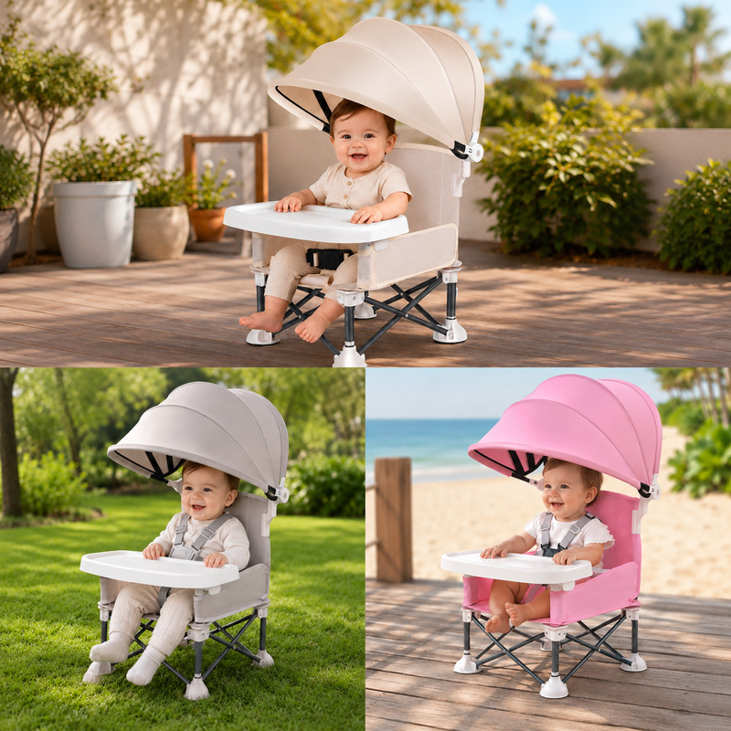 Opvouwbare baby-eetstoel met l - Baby Food Chart recensie en prijs