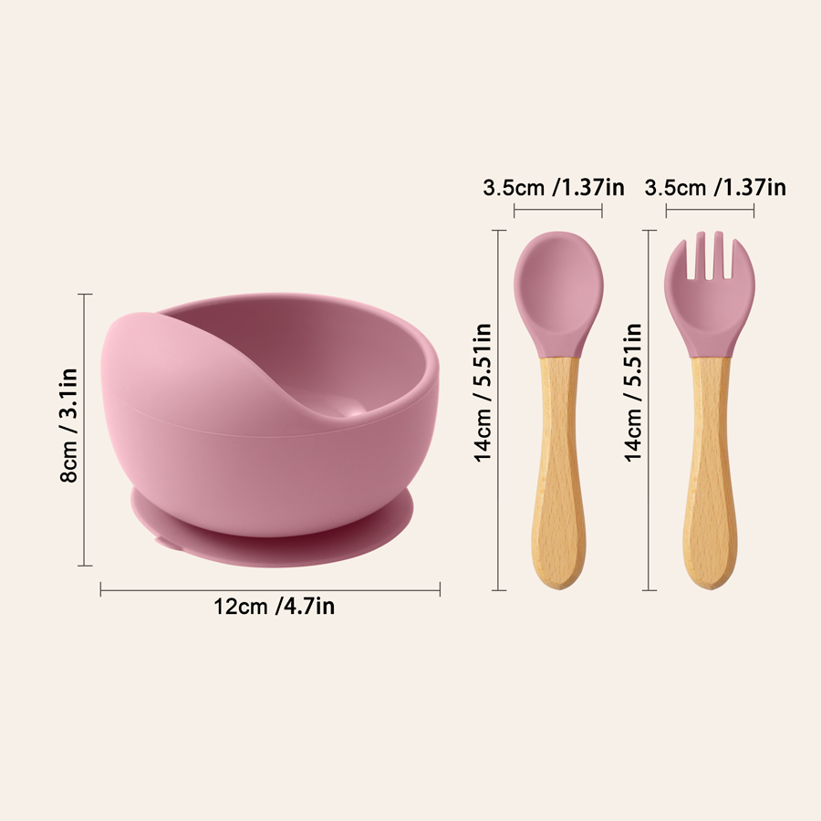Mamaplan 3PCS Baby Siliconen V - Baby Food Utensils recensie en prijs