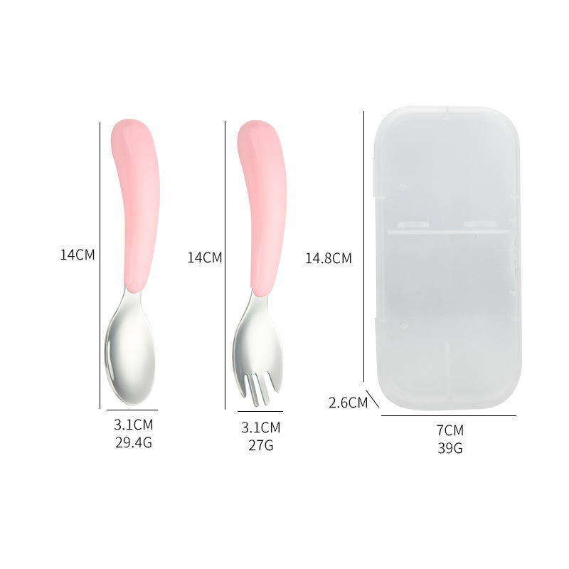 304 roestvrijstalen lepelvork  - Baby Food Utensils recensie en prijs
