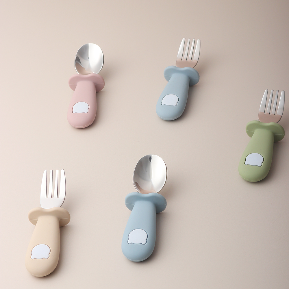 Baby Panda-vormige siliconen l - Baby Food Utensils recensie en prijs