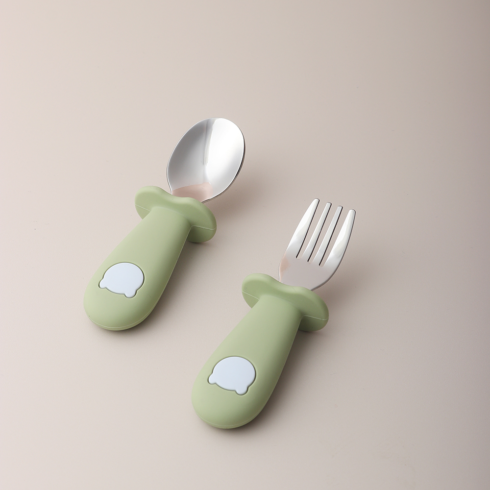 Baby Panda-vormige siliconen l - Baby Food Utensils recensie en prijs