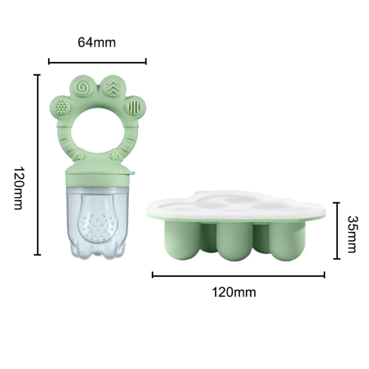 Baby Fruit Food Feeder & Freez - Baby Food Chart recensie en prijs
